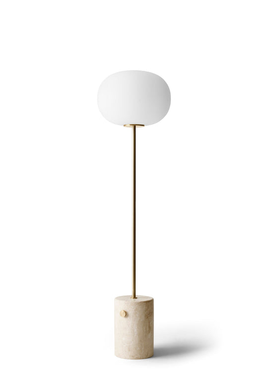 JWDA Floor Lamp - Audo Copenhagen - Pendants - Travertine / Brushed Brass - HORNE