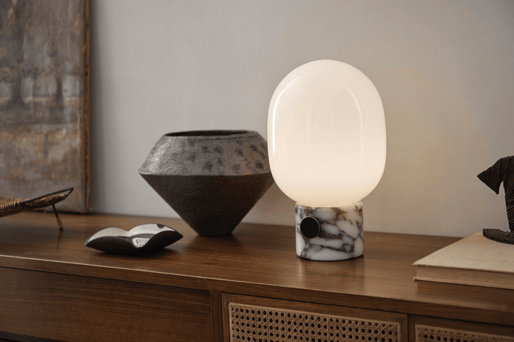 JWDA Marble Table Lamp - Audo Copenhagen - Table + Task - Carrara Marble - HORNE