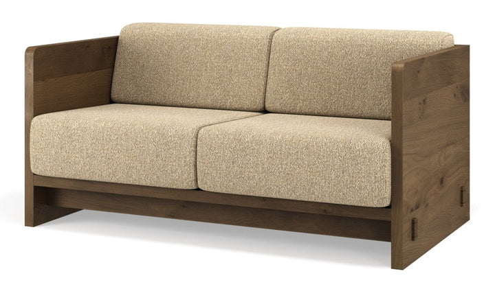 Karm 2 - Seater Sofa - BRDR. Kruger - Sofas - Fumed Oak - Moss Cream 0019 - HORNE
