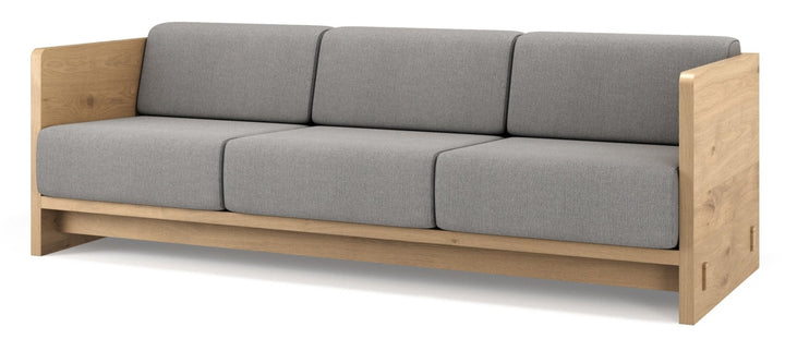 Karm 3 - Seater Sofa - BRDR. Kruger - Sofas - Oiled Oak - Hallingdal Grey 0113 - HORNE