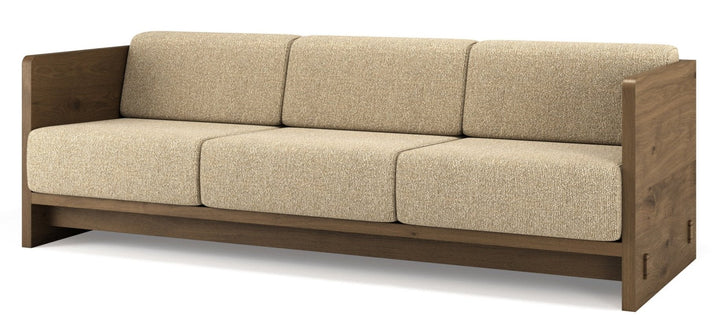 Karm 3 - Seater Sofa - BRDR. Kruger - Sofas - Fumed Oak - Moss Cream 0019 - HORNE