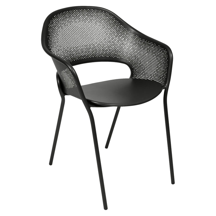 Kate Chair - Set of 2 - Fermob - Outdoor Furniture - Liquorice - HORNE