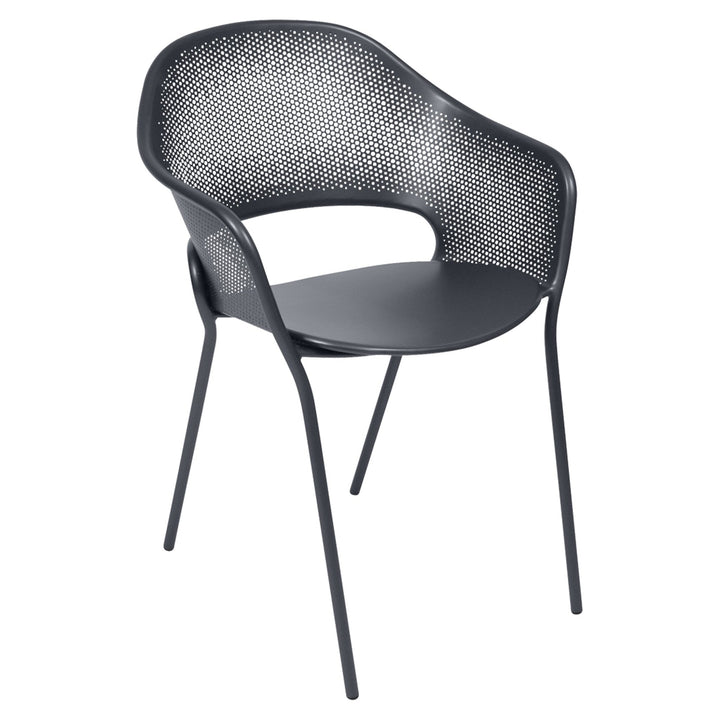 Kate Chair - Set of 2 - Fermob - Outdoor Furniture - Anthracite - HORNE