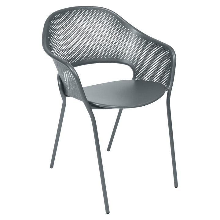 Kate Chair - Set of 2 - Fermob - Outdoor Furniture - Storm Grey - HORNE