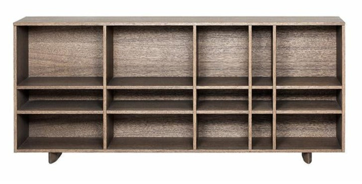 KILT Open 137 Cabinet - Asplund - Shelving - 11.6"D - White Stained Oak - P2 - HORNE