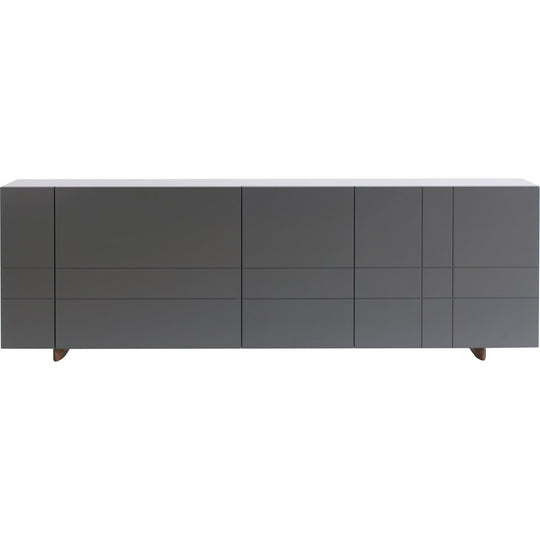 KILT Sideboard 180 - 4 Doors - Asplund - Sideboards + Cabinets - White - P4 Black Walnut Oak - HORNE