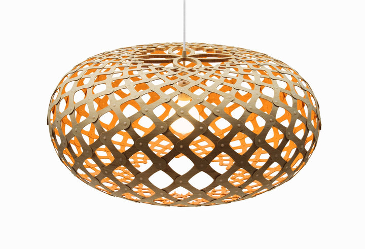 Kina Pendant Bamboo - Color - David Trubridge - Pendants - Orange - Kina 440 - 17.5" dia x 8"H - HORNE