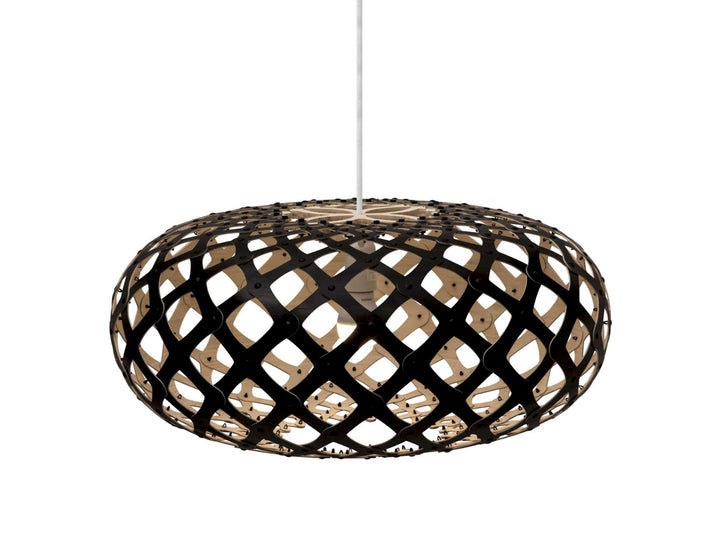 Kina Pendant Bamboo - Color - David Trubridge - Pendants - Black - Kina 440 - 17.5" dia x 8"H - HORNE