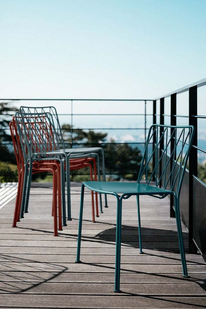 Kintbury Chair - Set of 2 - Fermob - Outdoor Furniture - Liquorice - HORNE