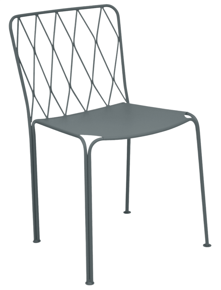 Kintbury Chair - Set of 2 - Fermob - Outdoor Furniture - Storm Grey - HORNE