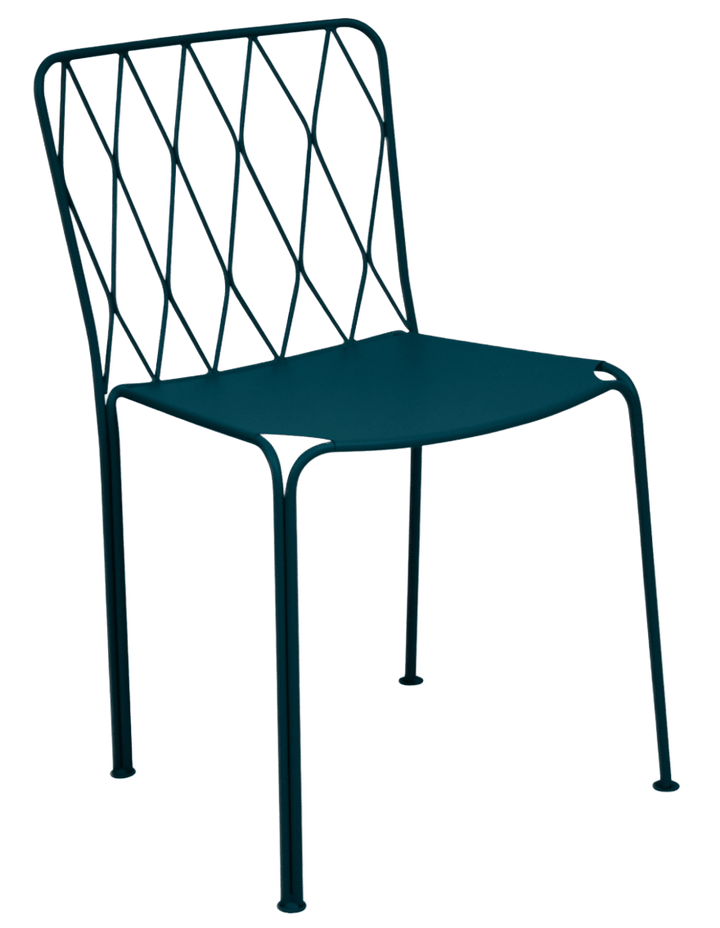 Kintbury Chair - Set of 2 - Fermob - Outdoor Furniture - Acapulco Blue - HORNE