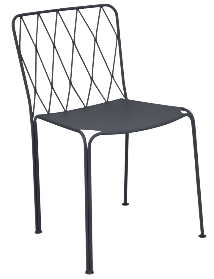 Kintbury Chair - Set of 2 - Fermob - Outdoor Furniture - Anthracite - HORNE