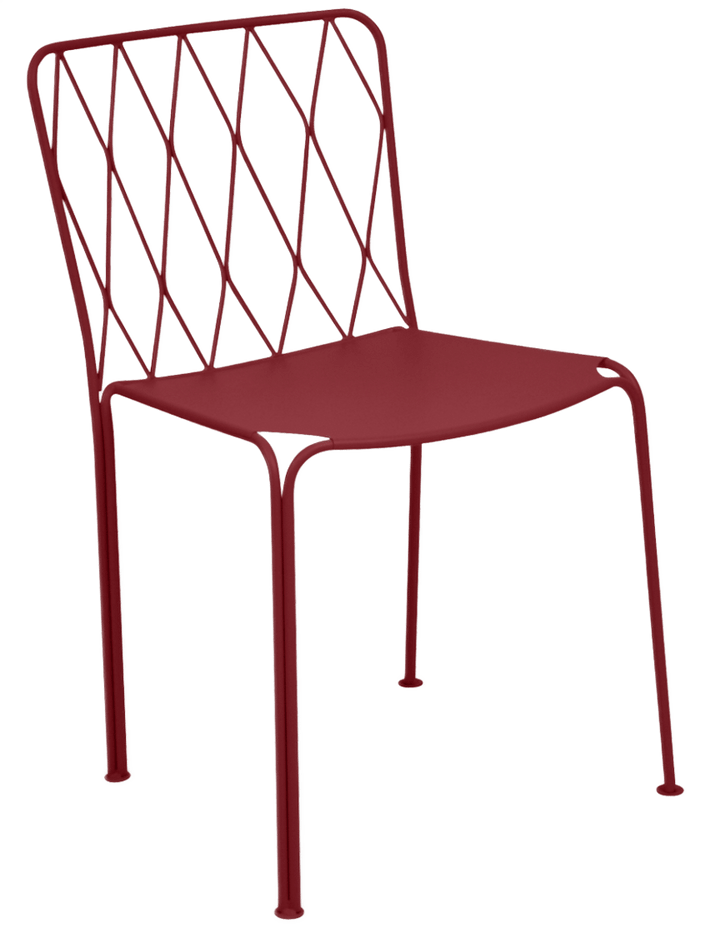Kintbury Chair - Set of 2 - Fermob - Outdoor Furniture - Chili Red - HORNE
