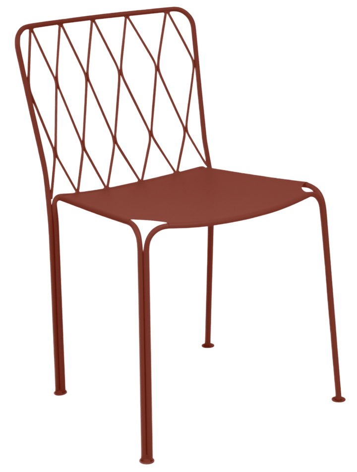 Kintbury Chair - Set of 2 - Fermob - Outdoor Furniture - Red Ochre - HORNE