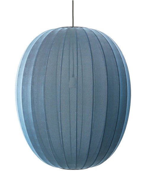 Knit Wit Pendant - Made by Hand - Pendants - 25.5"Ø - Stone Blue - HORNE