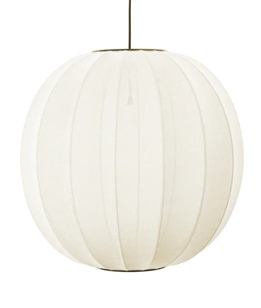 Knit Wit Pendant - Made by Hand - Pendants - 23.5"Ø - Pearl White - HORNE