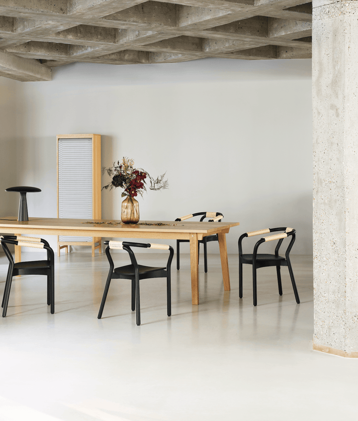 Knot Chair - Normann Copenhagen - Chairs - Black/Black Wrap - HORNE