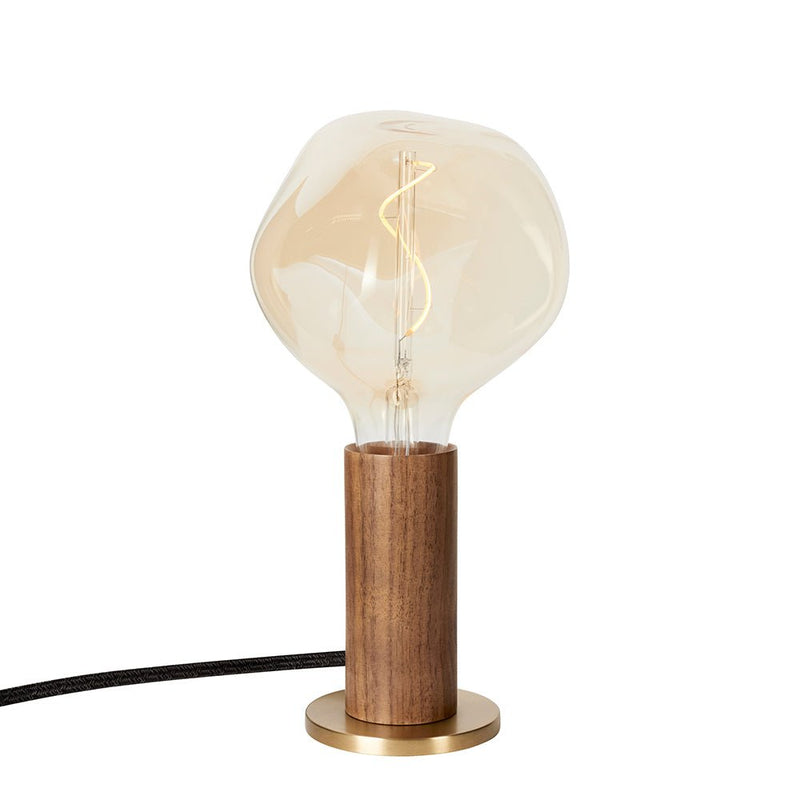 Knuckle Table Lamp - Tala - Oak - w/ Sphere IV Bulb - HORNE