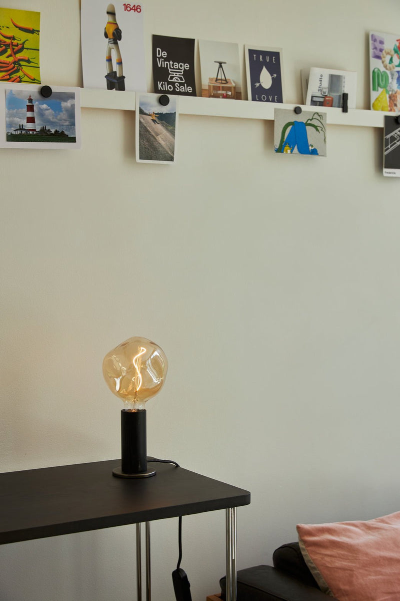 Knuckle Table Lamp - Tala - Oak - w/ Sphere IV Bulb - HORNE