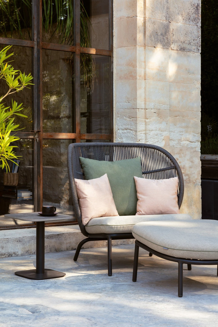 Kodo Footrest - Vincent Sheppard - Outdoor Furniture - Dune White - HORNE