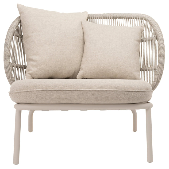 Kodo Lounge Chair - Vincent Sheppard - Outdoor Furniture - Dune White - Almond - HORNE