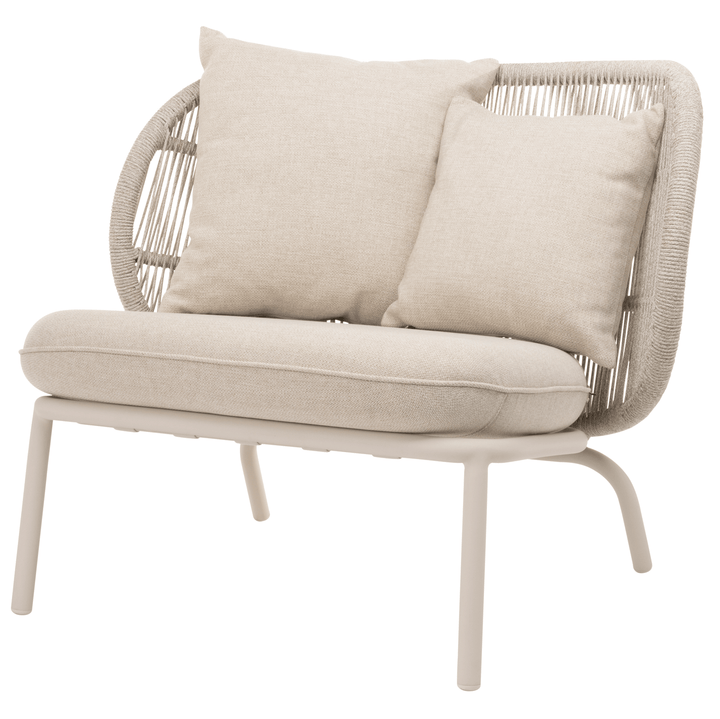 Kodo Lounge Chair - Vincent Sheppard - Outdoor Furniture - Dune White - Almond - HORNE