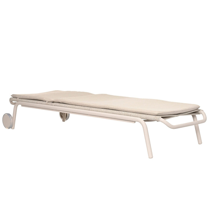 Kodo Sunlounger - Vincent Sheppard - Outdoor Furniture - Dune White - HORNE