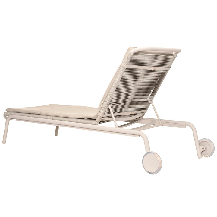 Kodo Sunlounger - Vincent Sheppard - Outdoor Furniture - Dune White - HORNE