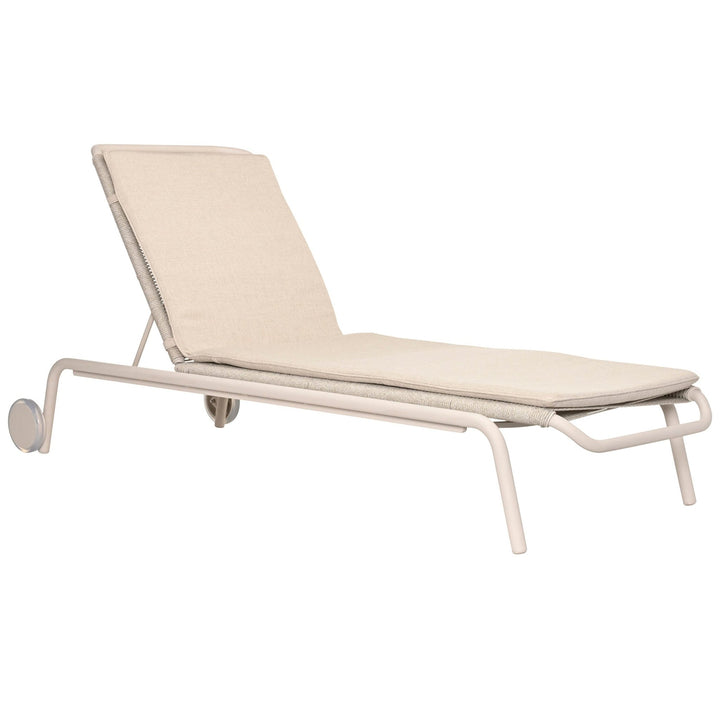 Kodo Sunlounger - Vincent Sheppard - Outdoor Furniture - Dune White - HORNE