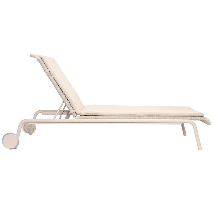 Kodo Sunlounger - Vincent Sheppard - Outdoor Furniture - Dune White - HORNE