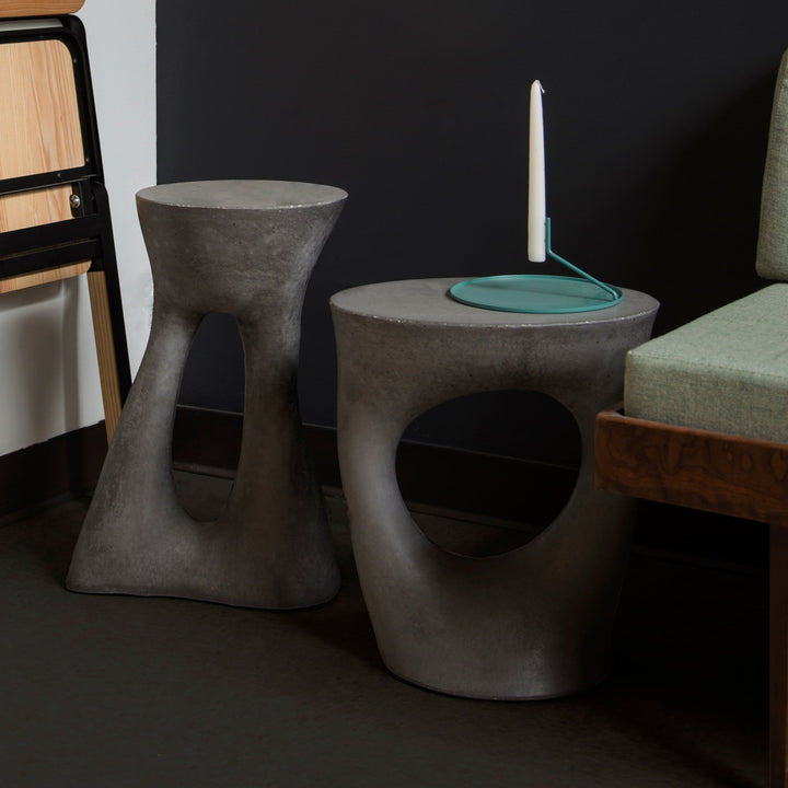 Kreten Side Table - Gray - Souda - Tables + Desks - Pair (one of each size) - HORNE