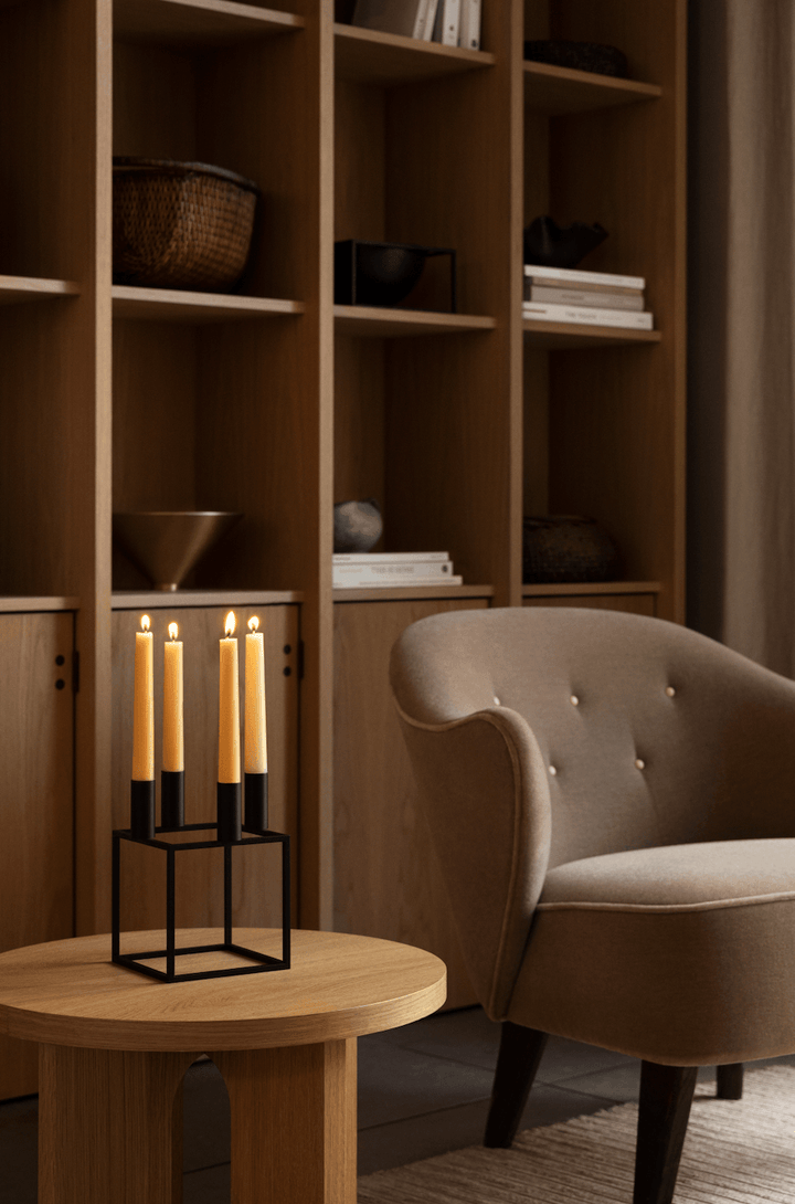 Kubus 4 Candle Holder - Audo Copenhagen - Candle Holders - Zinc - HORNE