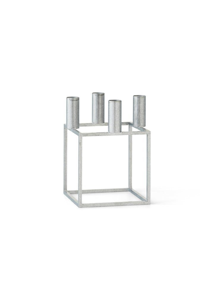 Kubus 4 Candle Holder - Audo Copenhagen - Candle Holders - Zinc - HORNE