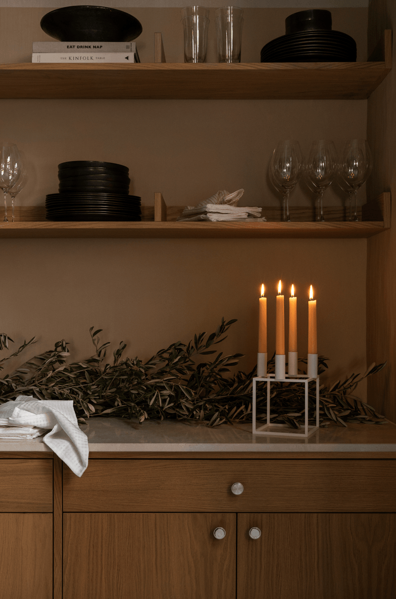 Kubus 4 Candle Holder - Audo Copenhagen - Candle Holders - Black - HORNE
