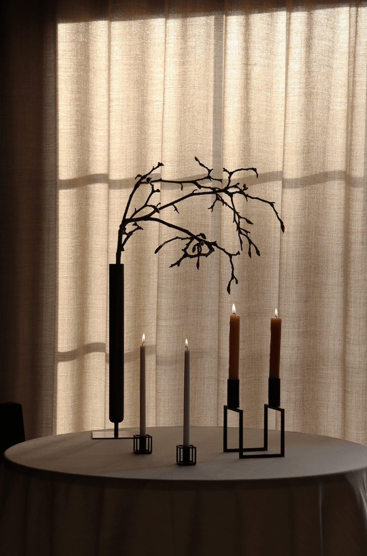 Kubus Line Candle Holder - Audo Copenhagen - Candle Holders - Brass - HORNE