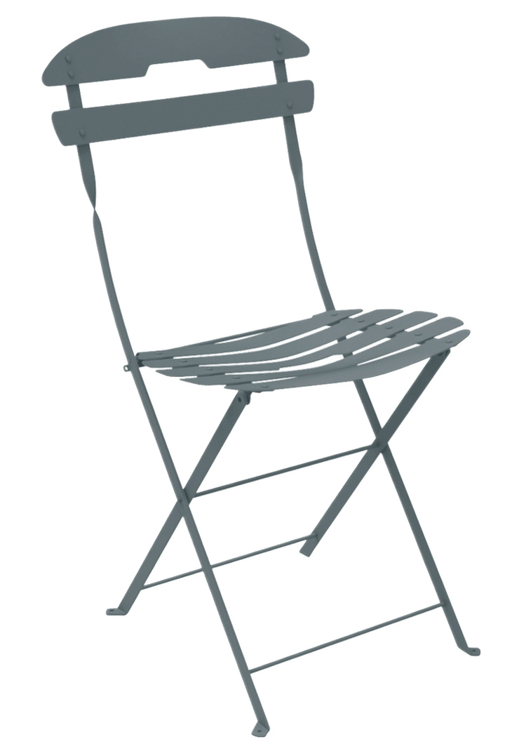 La Mome Chair - Set of 2 - Fermob - Outdoor Furniture - Storm Grey - HORNE