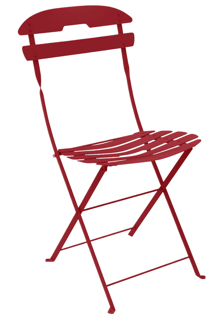 La Mome Chair - Set of 2 - Fermob - Outdoor Furniture - Chili Red - HORNE