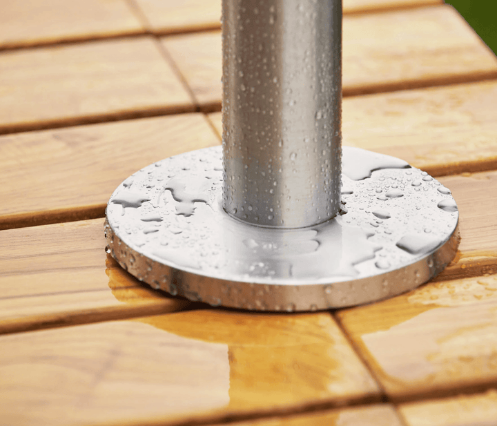 Lagoon Outdoor Shower - Cane Line - Outdoor Accessories - Teak Base - HORNE