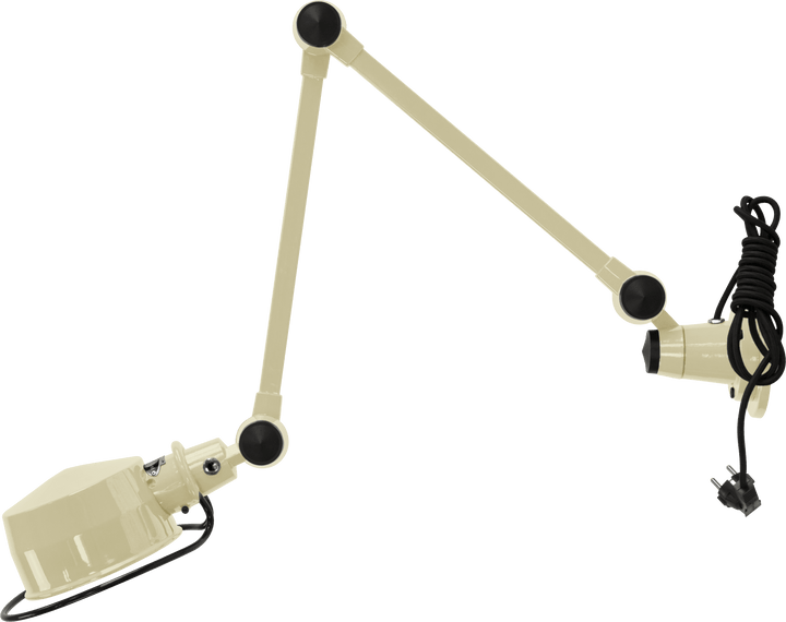 LAK Wall Light - L4401R - Glossy Finish - Jielde Table + Task - With Switch - White - HORNE