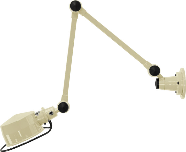 LAK Wall Light - L4401R - Glossy Finish - Jielde Table + Task - With Switch - White - HORNE