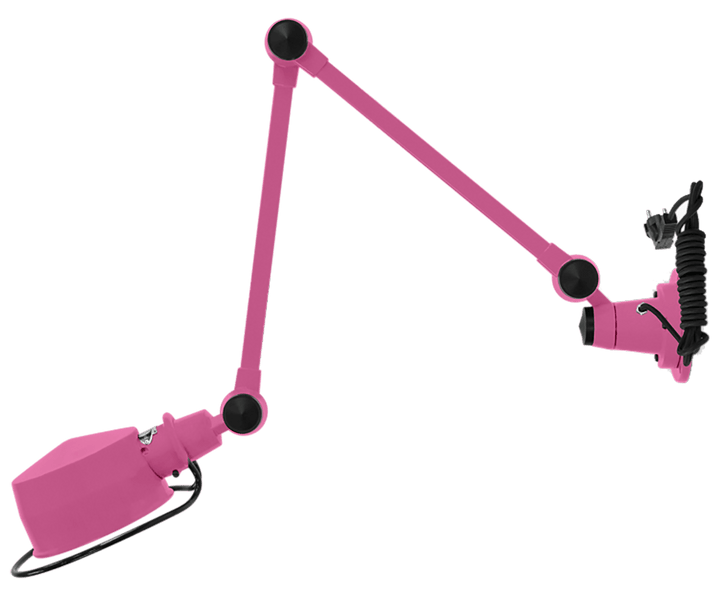 LAK Wall Light - L4401R - Matte Finish - Jielde Table + Task - With Plug & Cord - Pink - RAL4003 - HORNE