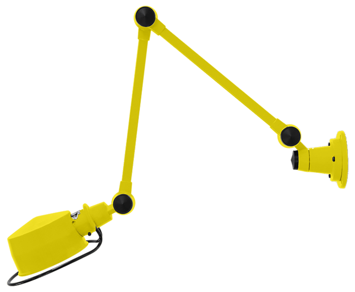 LAK Wall Light - L4401R - Matte Finish - Jielde Table + Task - With Switch - Yellow Sulfur - RAL1016 - HORNE