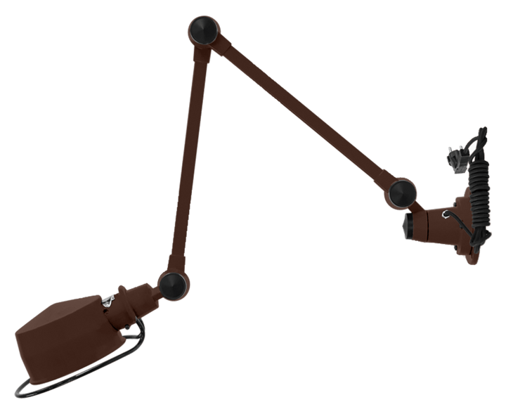 LAK Wall Light - L4401R - Matte Finish - Jielde Table + Task - With Plug & Cord - Blue - RAL5012 - HORNE