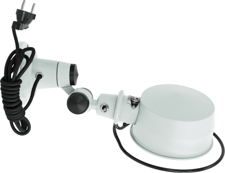 LAK Wall Sconce - L1000R - Glossy Finish - Jielde Wall Sconces - With Switch - White - HORNE