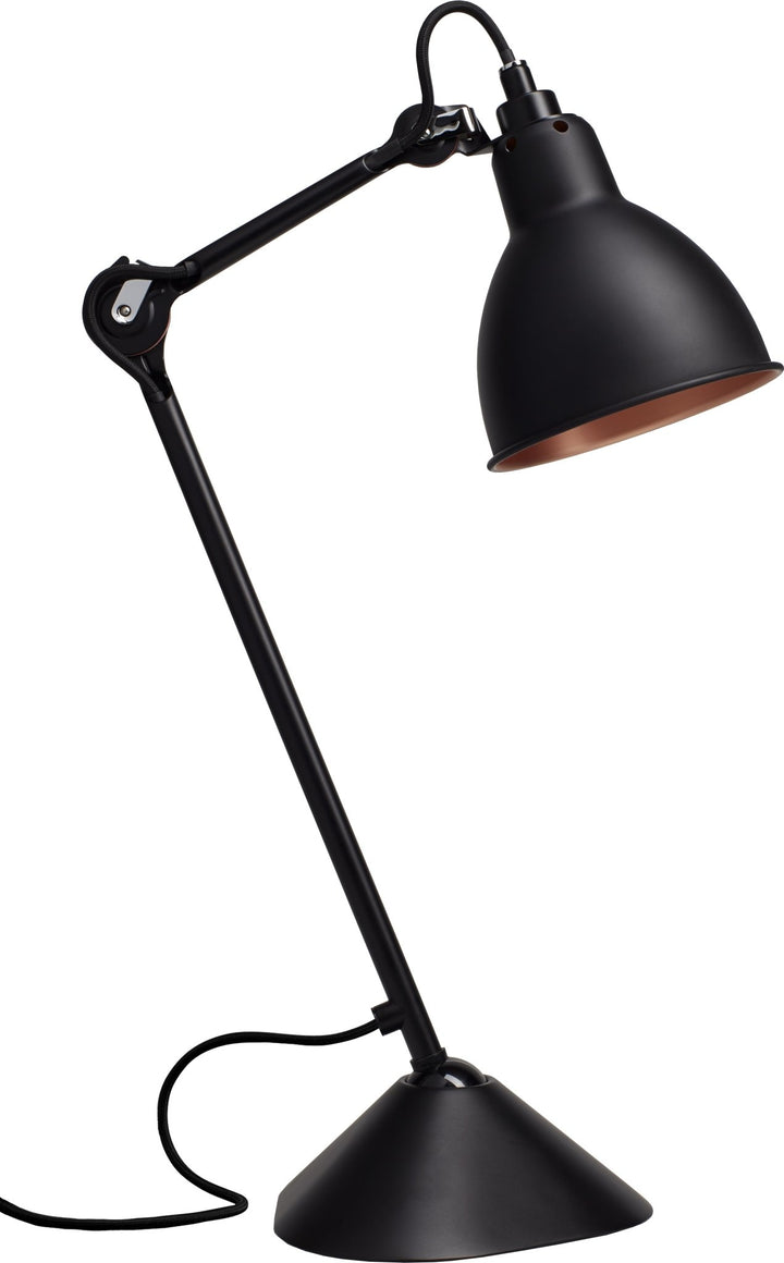 Lampe Gras N°205 Table Lamp - DCW Editions - Table + Task - Black - Copper - HORNE