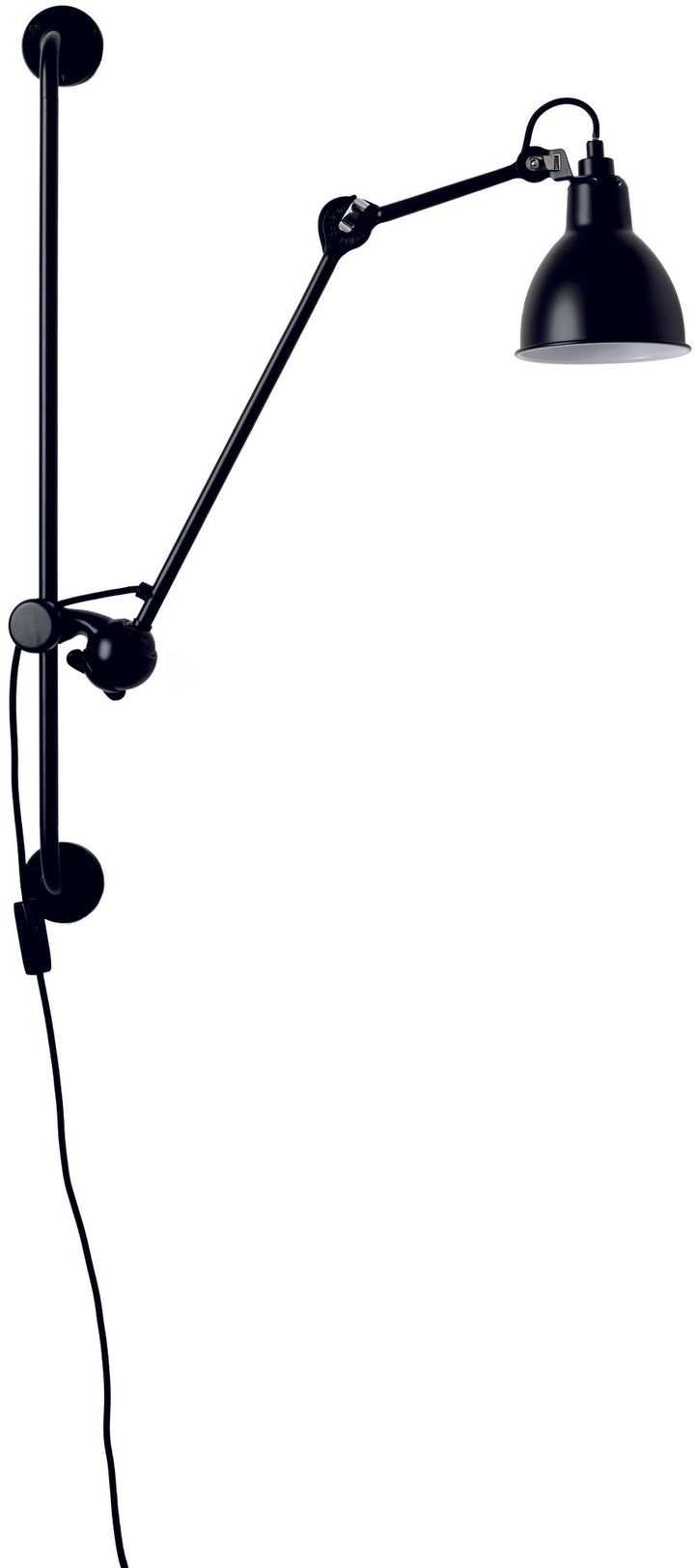 Lampe Gras N°210 Wall Lamp - DCW Editions - Wall Sconces - Black - HORNE