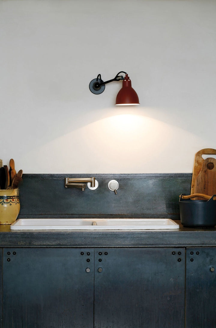 Lampe Gras N°304 Wall Lamp - DCW Editions - Wall Sconces - Switch on Base - Black - Copper - HORNE