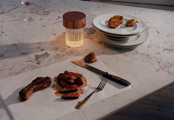 Last Order Lamp - Flos - Table + Task - Inox - Fluted - HORNE