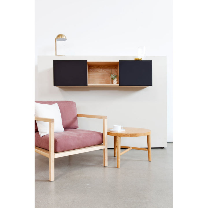 LAX 3X Wall Mounted Shelf - MASH Studios - Shelving - Black - Ash - HORNE