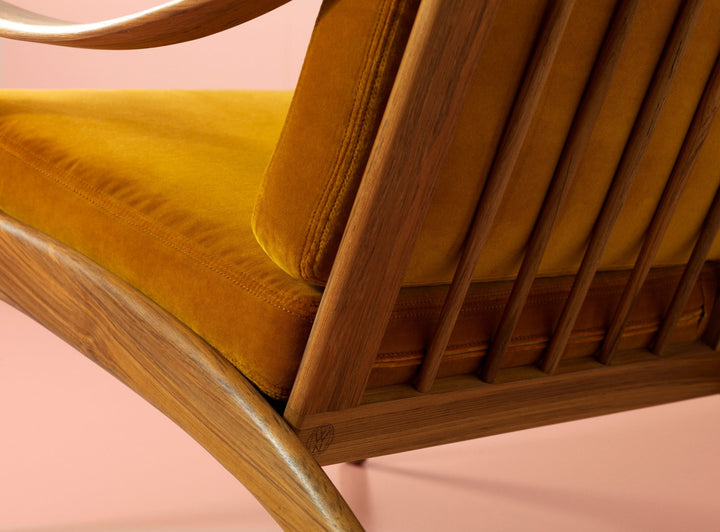 Lean Back Lounge Chair - Warm Nordic - Chairs - Sprinkles 294/ Teak - HORNE